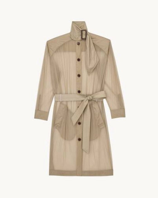 Nylon Lavallière Dress 866301 Y8J402313 SAINT LAURENT 
