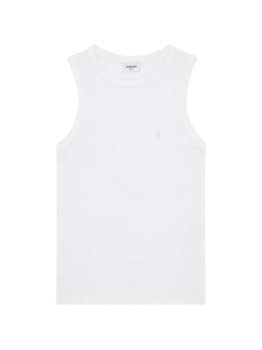 Cassandre ribbed-knit tank top 867125 Y38BD9000 SAINT LAURENT 