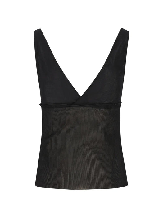 Ribbed silk tank top 867257 Y37SM1000 SAINT LAURENT 