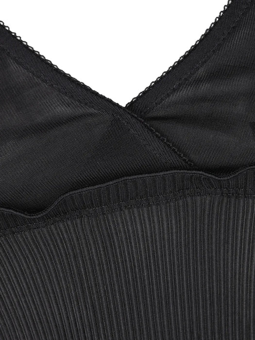 Ribbed silk tank top 867257 Y37SM1000 SAINT LAURENT 