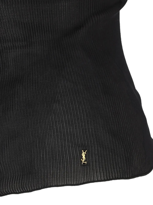 Ribbed silk tank top 867257 Y37SM1000 SAINT LAURENT 