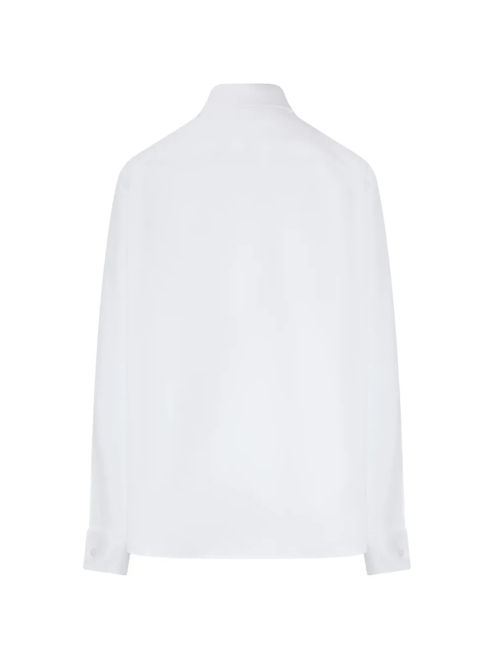 Lavallière bow-detail cotton shirt 870726 Y1H489000 SAINT LAURENT 
