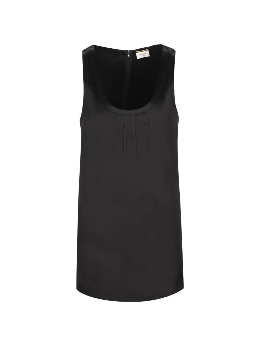 Cassandre satin dress 870784 Y1K441000 SAINT LAURENT 