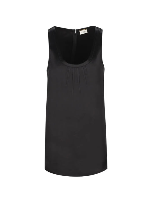 Cassandre satin dress 870784 Y1K441000 SAINT LAURENT 
