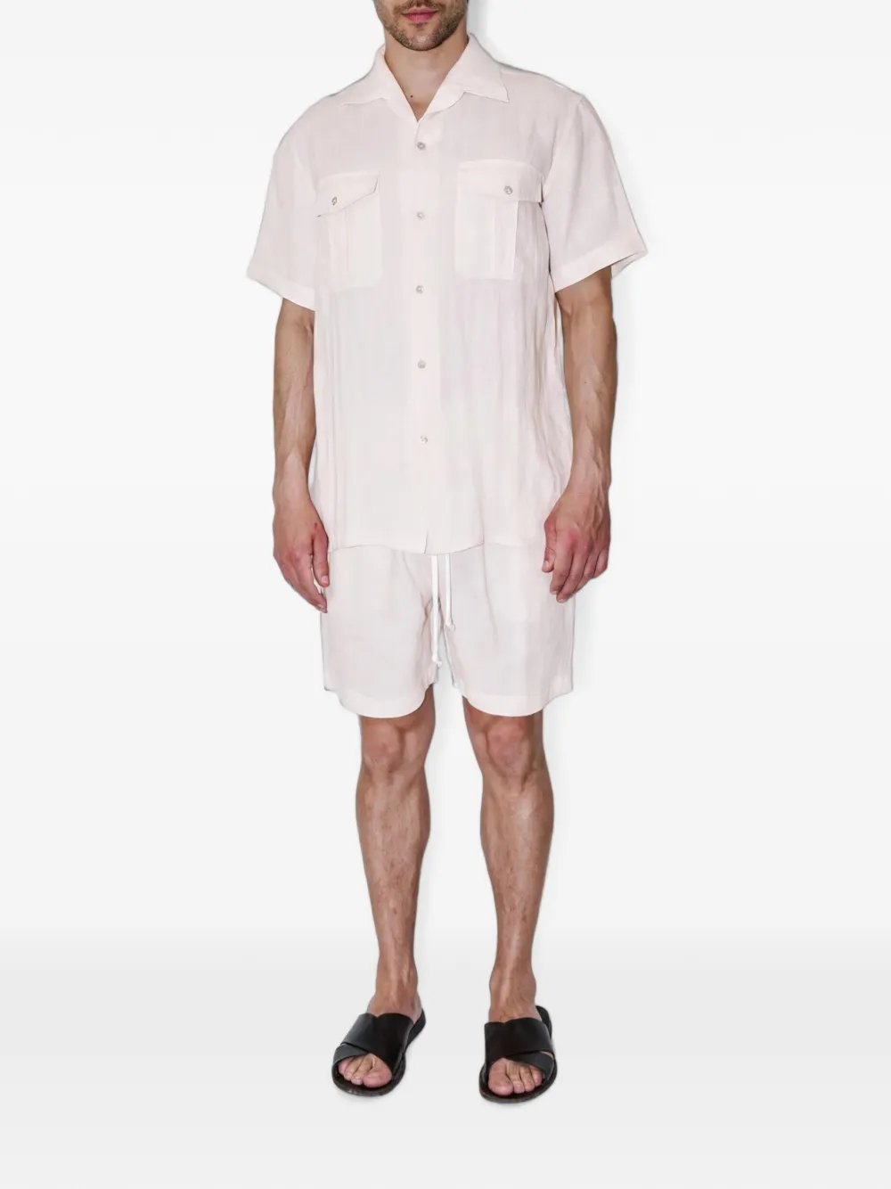 Terra Linen Ivory Classic Shirt ANDREAS TERRALINENIVORY TRUE TRIBE 