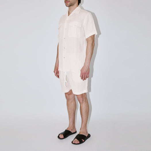 Terra Linen Ivory Classic Shirt ANDREAS TERRALINENIVORY TRUE TRIBE 
