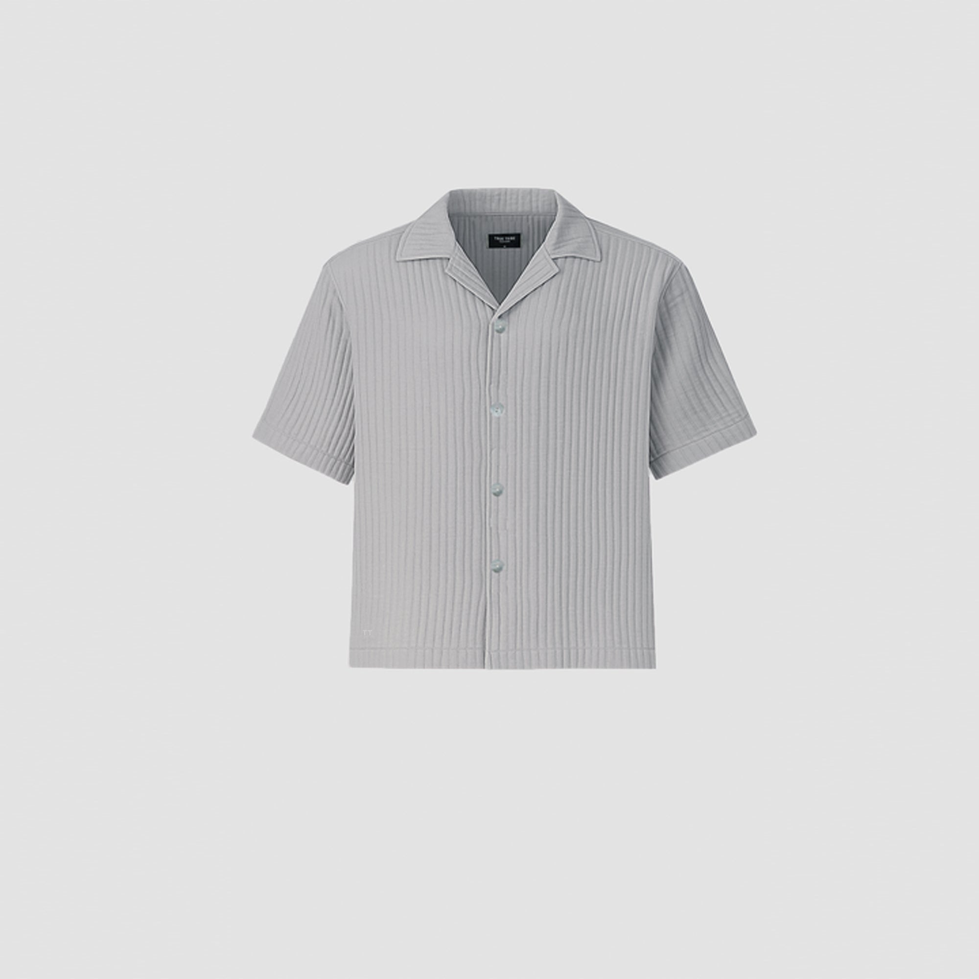 Saulo AirCloud Taupe Cuban Shirt SAULO AIRCLOUDTAUPE TRUE TRIBE 