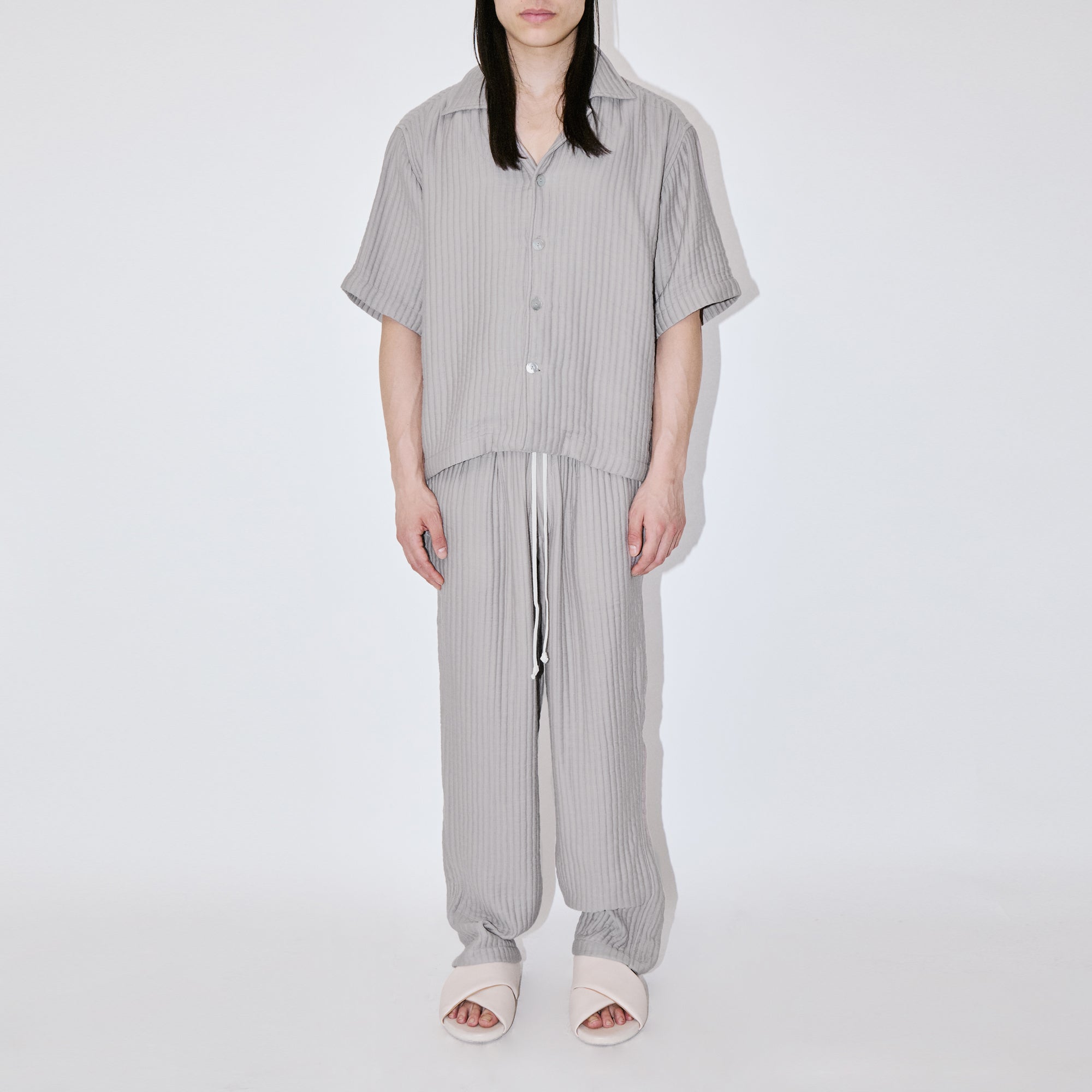 Saulo AirCloud Taupe Cuban Shirt SAULO AIRCLOUDTAUPE TRUE TRIBE 