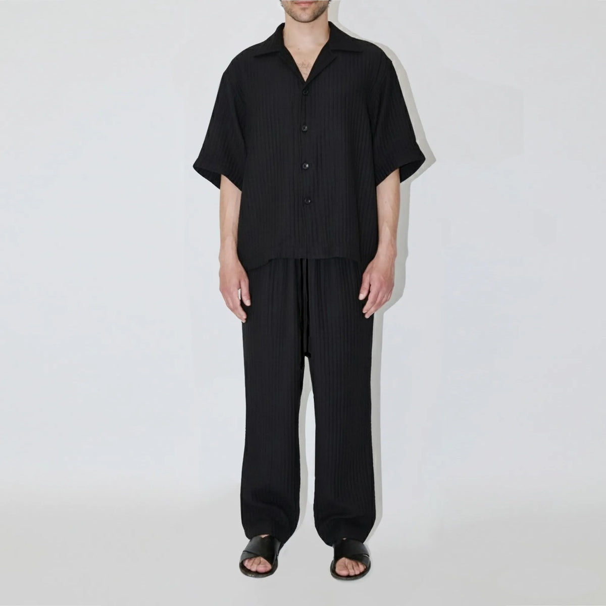 AirCloud Cuban Shirt SAULO AIRCLOUD BLACK TRUE TRIBE 