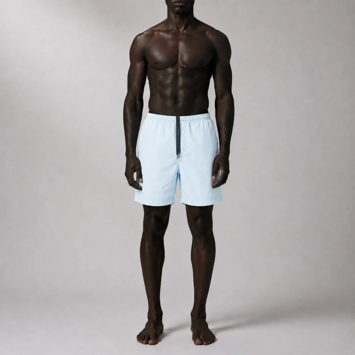 AquaSilk Sky Blue Classic Swim Shorts SHORT SKY BLUE TRUE TRIBE 