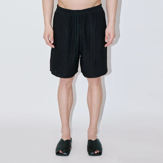 AirCloud Black Cotton Lounge Shorts SMOOTH AIRCLOUDBLACK TRUE TRIBE 