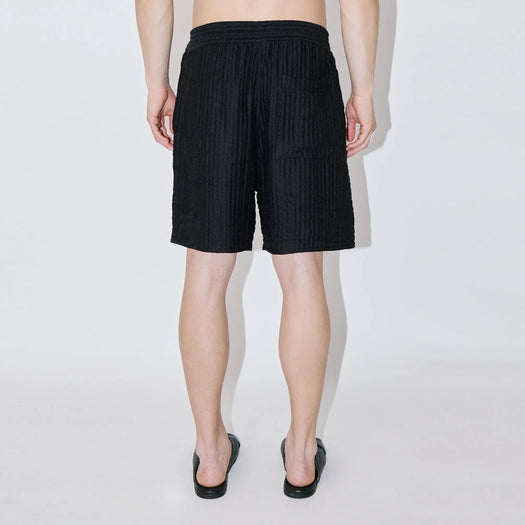 AirCloud Black Cotton Lounge Shorts SMOOTH AIRCLOUDBLACK TRUE TRIBE 