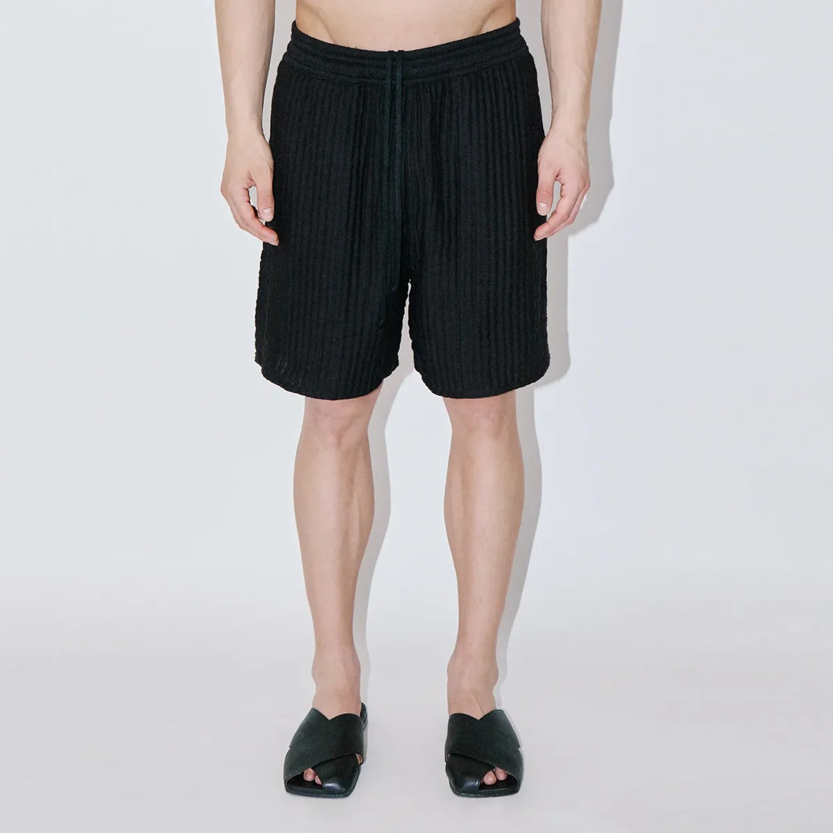 AirCloud Black Cotton Lounge Shorts SMOOTH AIRCLOUDTAUPE TRUE TRIBE 