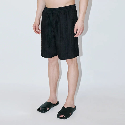 AirCloud Black Cotton Lounge Shorts SMOOTH AIRCLOUDTAUPE TRUE TRIBE 