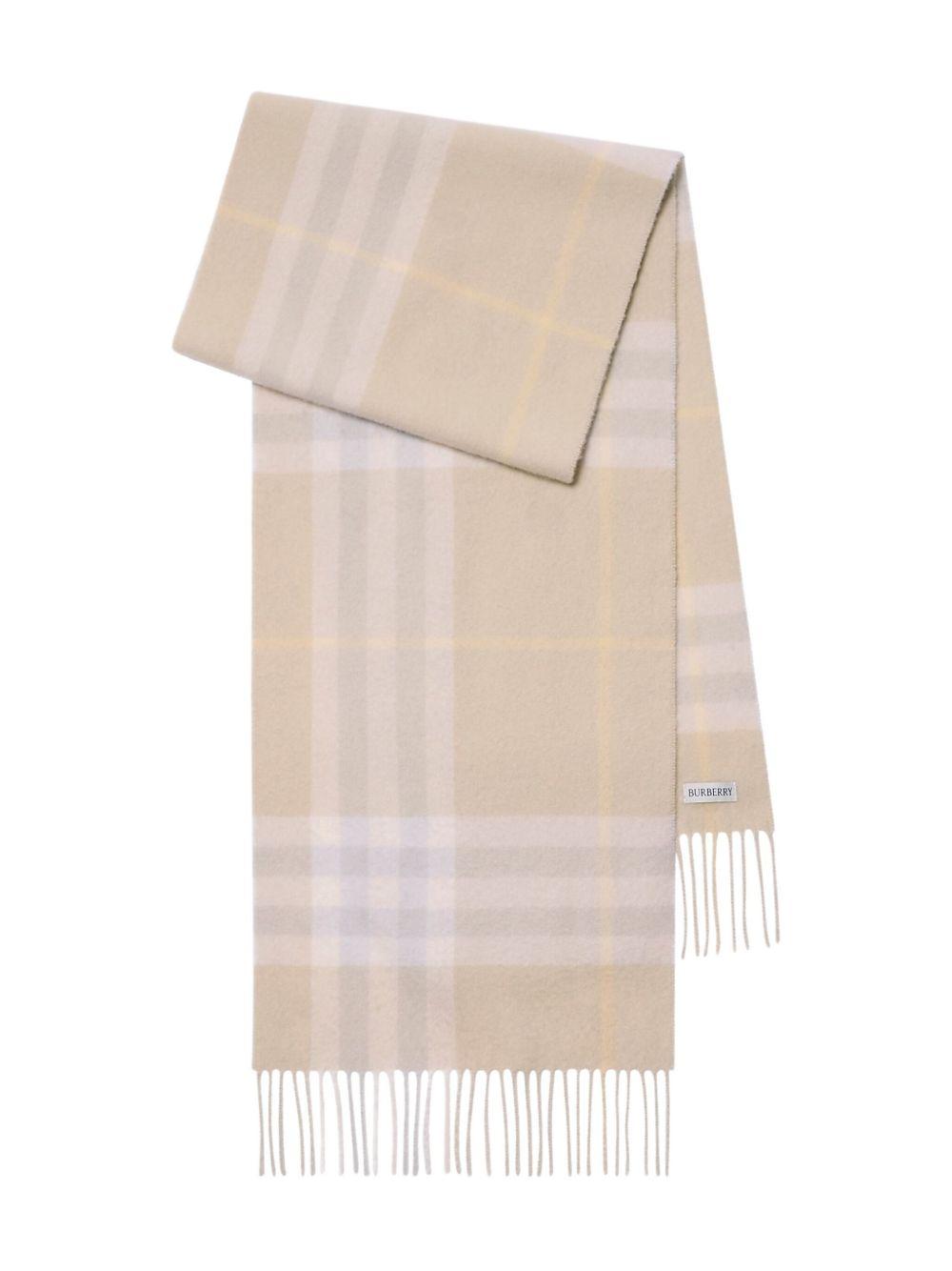 checked cashmere scarf 8112650 A1481 BURBERRY 