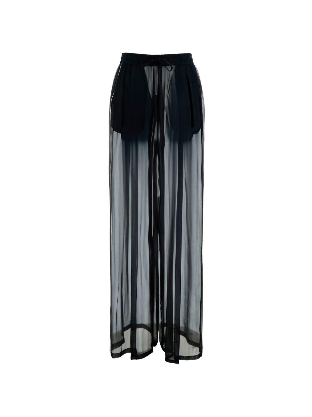 Silk chiffon trousers FTDJET FU1ATN0000 DOLCE & GABBANA 