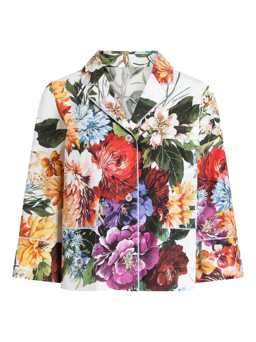 foral-print shirt F5T65T HS5TRHA5PC DOLCE & GABBANA 
