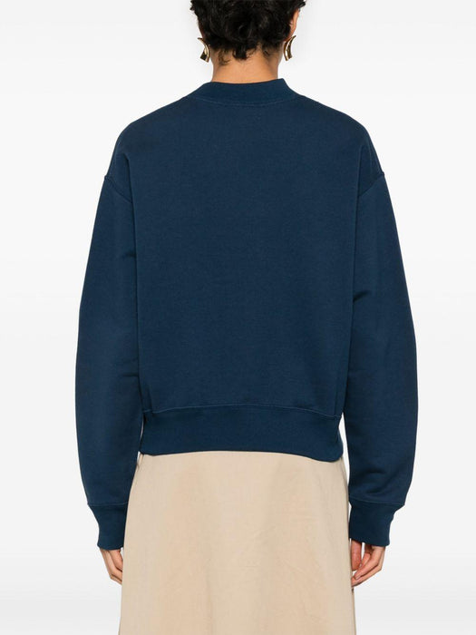 mock-neck logo-patch sweatshirt 24AJH12192 4C6 CHLOÉ 