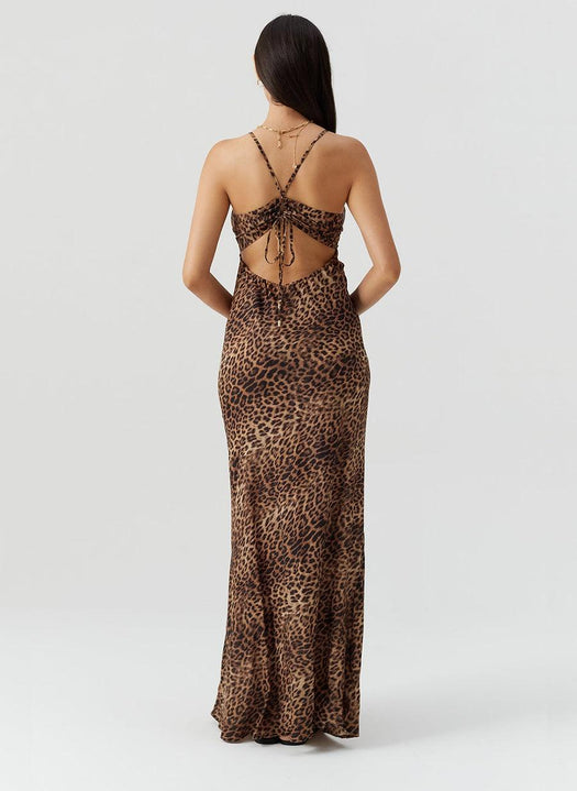 Jacey Cheetah Dress JACEY CR CHTH MELISSA ODABASH 