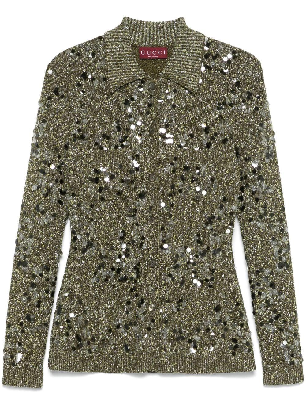 sequin-embellished cardigan 798149 XKD803254 GUCCI 