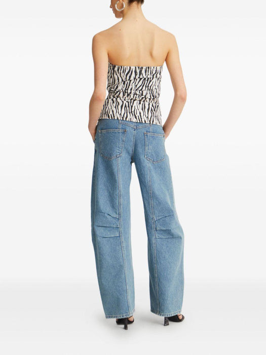 panelled denim trousers 1140723054 3054 ROTATE 