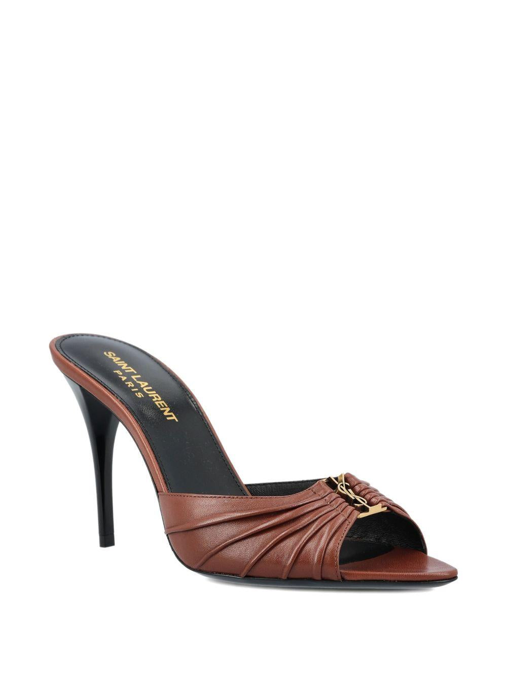 90mm Babylone sandals<BR/><BR/> 819075 AADF02603 SAINT LAURENT 