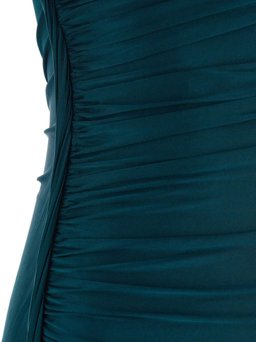 asymmetric-hem midi dress 1126WDR007096A 2780 VICTORIA BECKHAM 