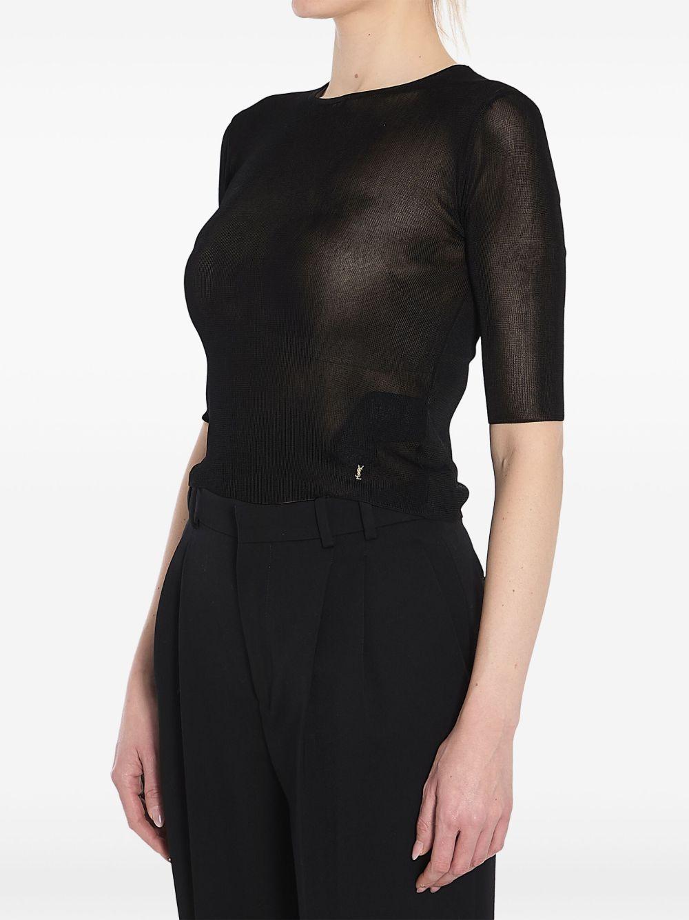 Cassandre cropped top 819910 Y75WA1000 SAINT LAURENT 