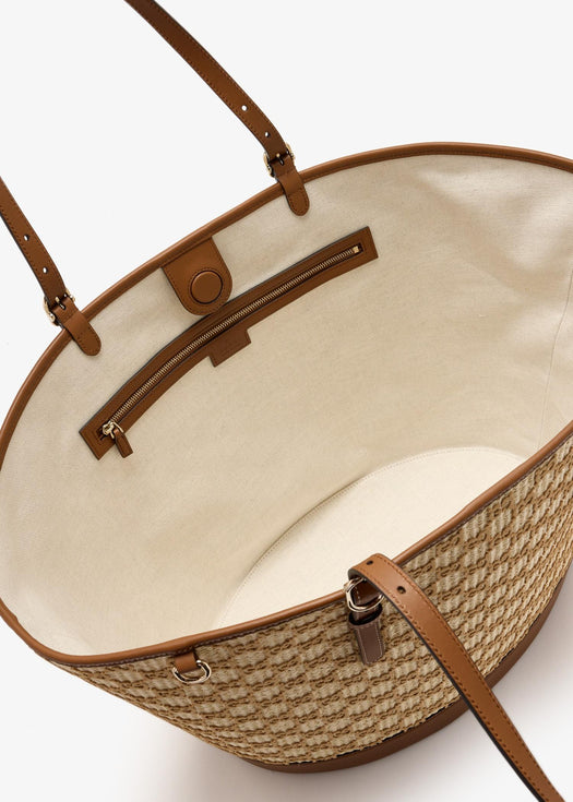 Woven large tote bag 856096 FAFKK9343 GUCCI 