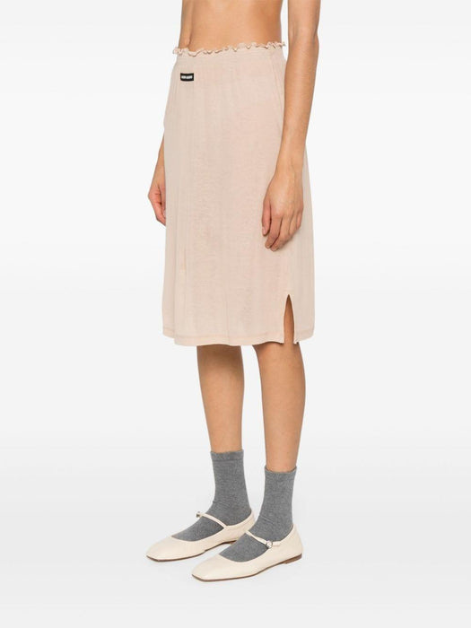 jersey midi skirt MJD192 S 231 13VOF0770 MIU MIU 