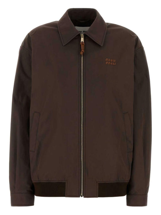 zip-front casual jacket ML1265 S OOO 12NSF0324 MIU MIU 