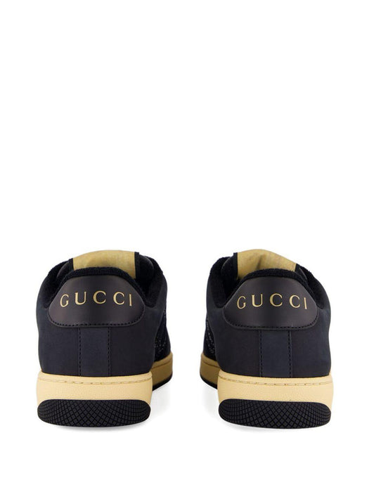 logo-detail quilted sneakers<BR/><BR/> 853276 FAFFM1078 GUCCI 