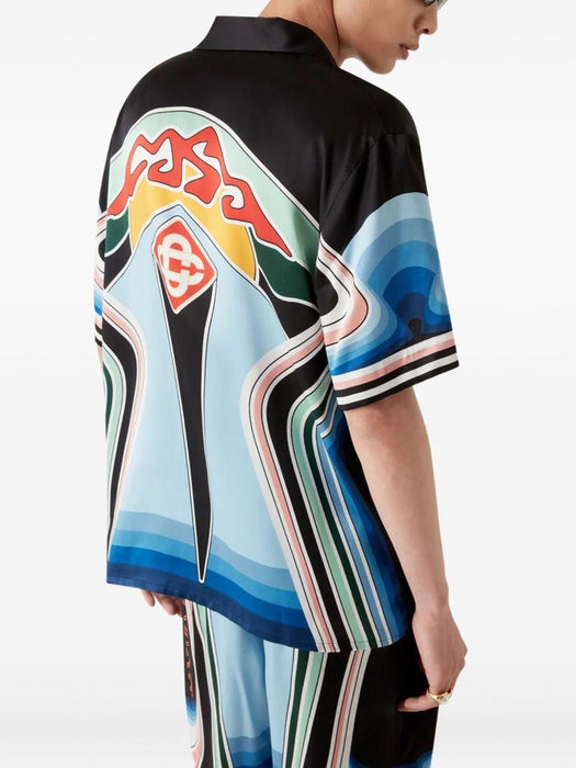 Graphic Mountain graphic-print shirt MPF25-SH-003-06 GRAPHIC MOUNTAIN CASABLANCA 