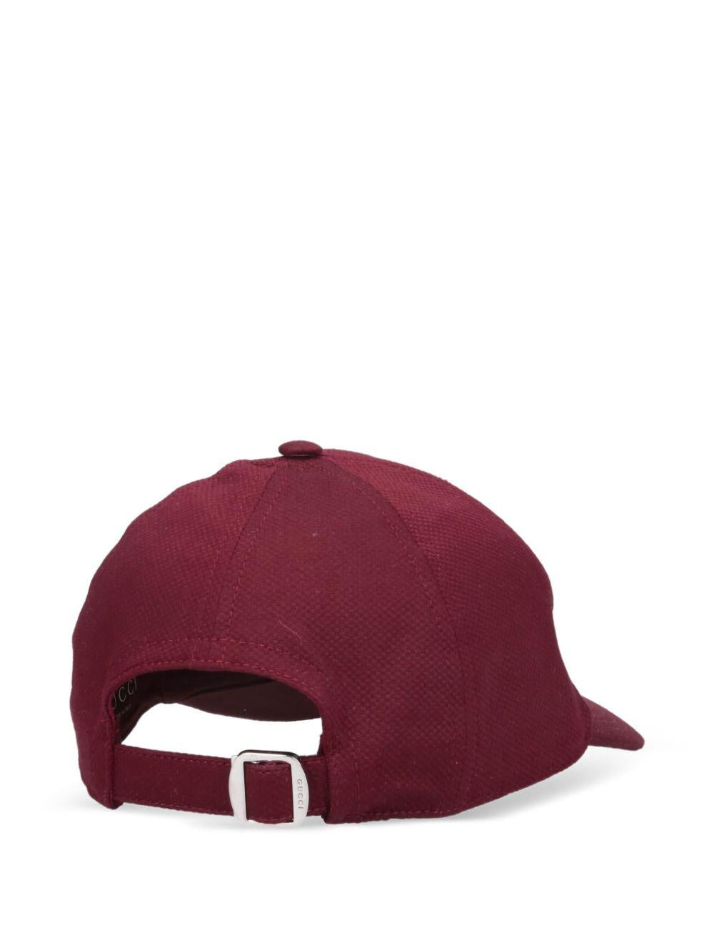 logo-embroidered baseball cap<BR/><BR/> 835851 4HBGF6200 GUCCI 