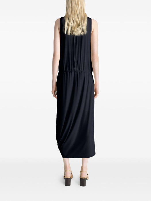 Double Layer Drape Dress DR1146 LJ1050BK980 LEMAIRE 