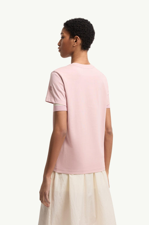 Embroidered Logo Cotton T-Shirt L1-093-8C000-29-89AUO 51E MONCLER 