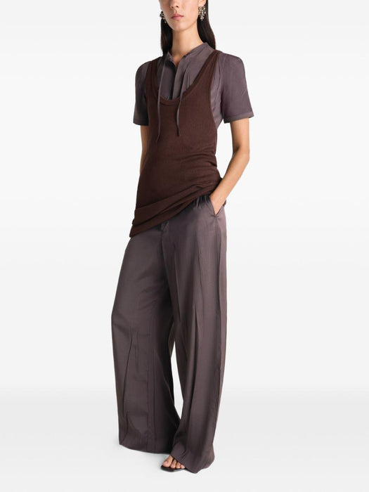 racerback tank top mini dress DR1153 LK1020BR523 LEMAIRE 