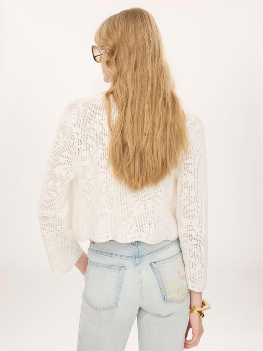 Cropped cardigan CH26AMC10850 101 CHLOÉ 
