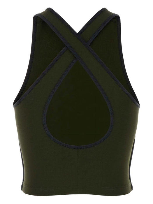 logo-embroidered top MT2071 S OOO 16T3F0161 MIU MIU 