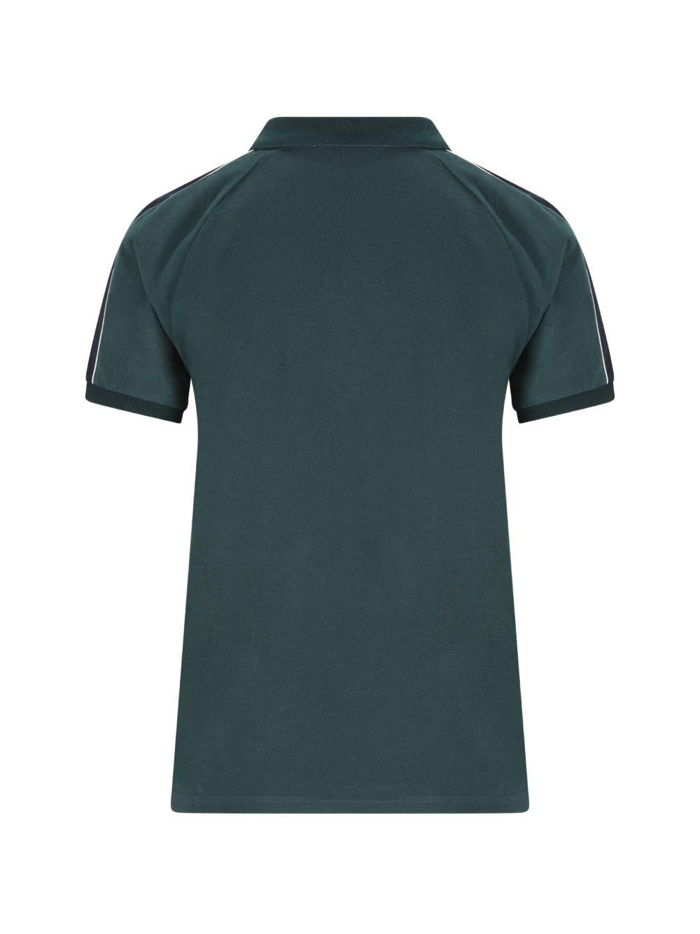 Bottle Green Cotton Polo Shirt MJNA19 S OOO 182DF0R3V MIU MIU 