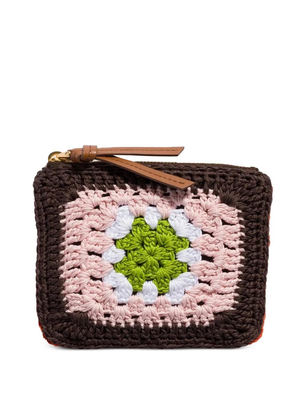 Crochet zipper pouch 5MB070 2I0HF049H MIU MIU 