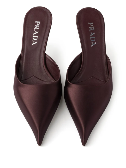 55mm satin mules 1I975N F B055 049F0007 PRADA 