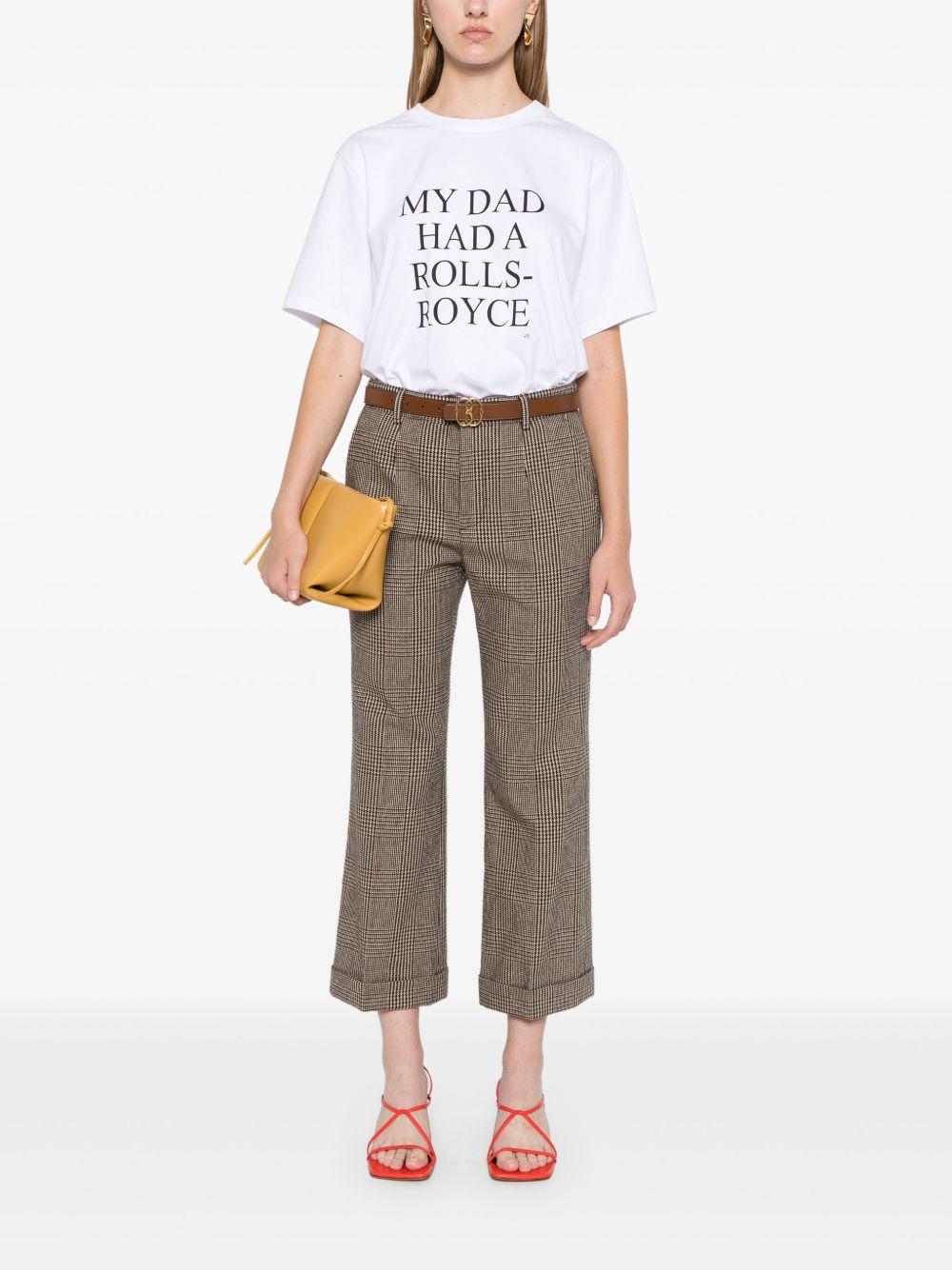 text-print T-shirt 1124JTS005732A 6 VICTORIA BECKHAM 