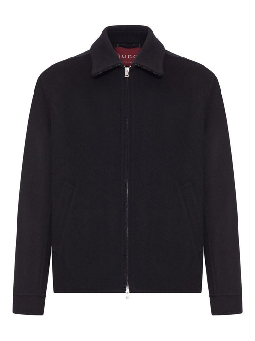 double-slider zip wool jacket 794813 Z7AON1120 GUCCI 