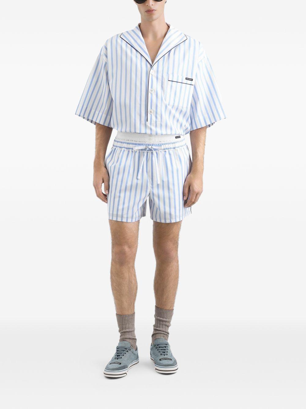 striped drawstring shorts GP1N7T FR52WS8051 DOLCE & GABBANA 