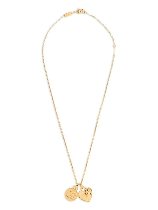 Dolce & Gabbana Heart Pendant Necklace Golden WNR8S4 W1111ZOO00 DOLCE & GABBANA 