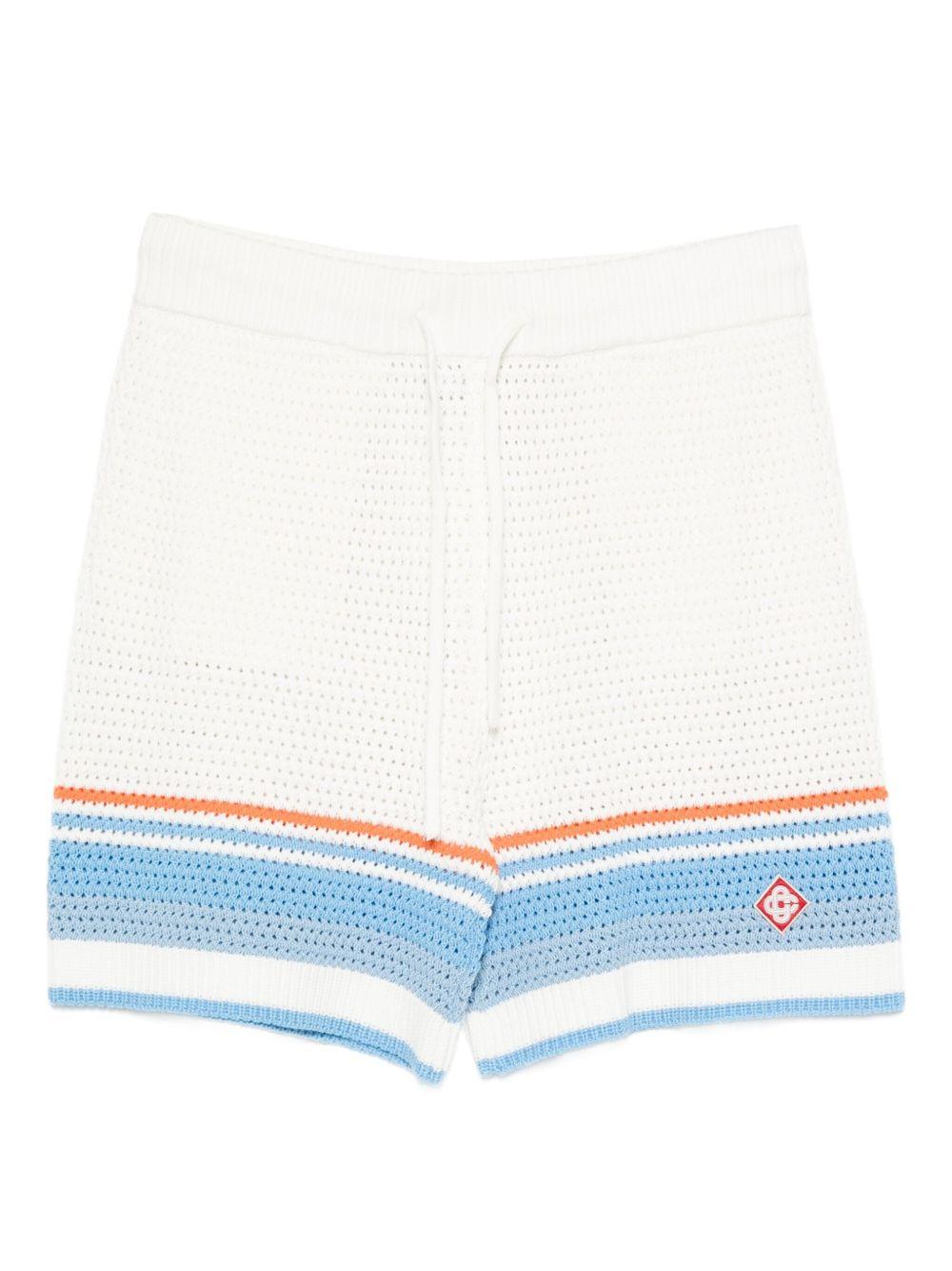 crochet shorts MPF25-KW-1011-01 BLUE MULTI CASABLANCA 