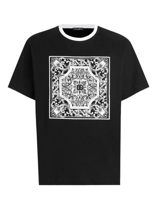 graphic-print cotton t-shirt G8ST2Z G7O9TN0000 DOLCE & GABBANA 