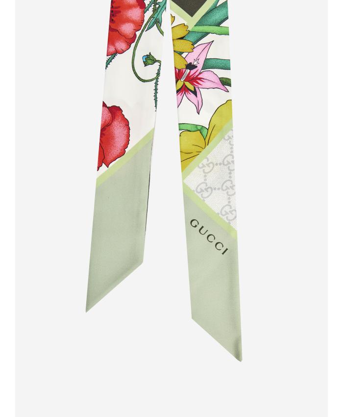 Printed silk twill ribbon 851201 3G0013367 GUCCI 