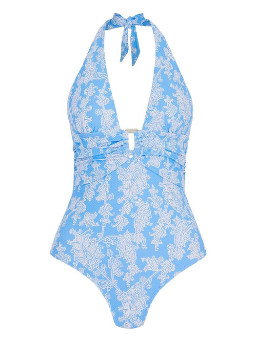 Playa Paraiso Rectangle Halterneck Swimsuit 25SSPP11 PRT-PRT HEIDI KLEIN 